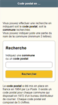 Mobile Screenshot of codes-postaux.org